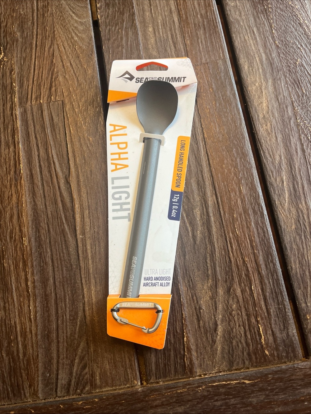 Sea To Summit Alpha Light Long Handled Spoon Ultra Light Anodised Aircraft Alloy